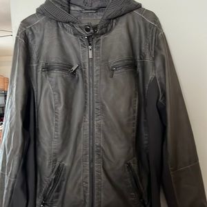 Maurices Faux leather Jacket.  Great condition.  Some pilling on stretch fabric